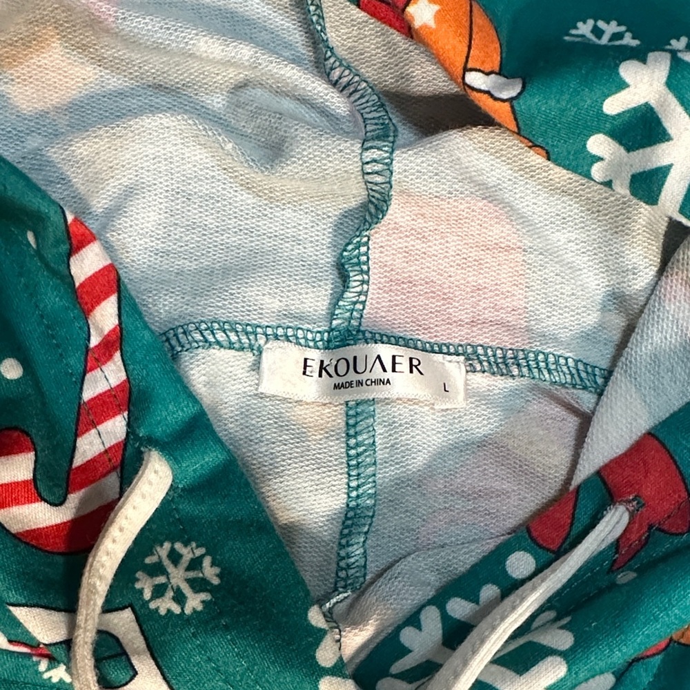Cozy Christmas Hooded Onesie Pajamas - Picture 2 of 6